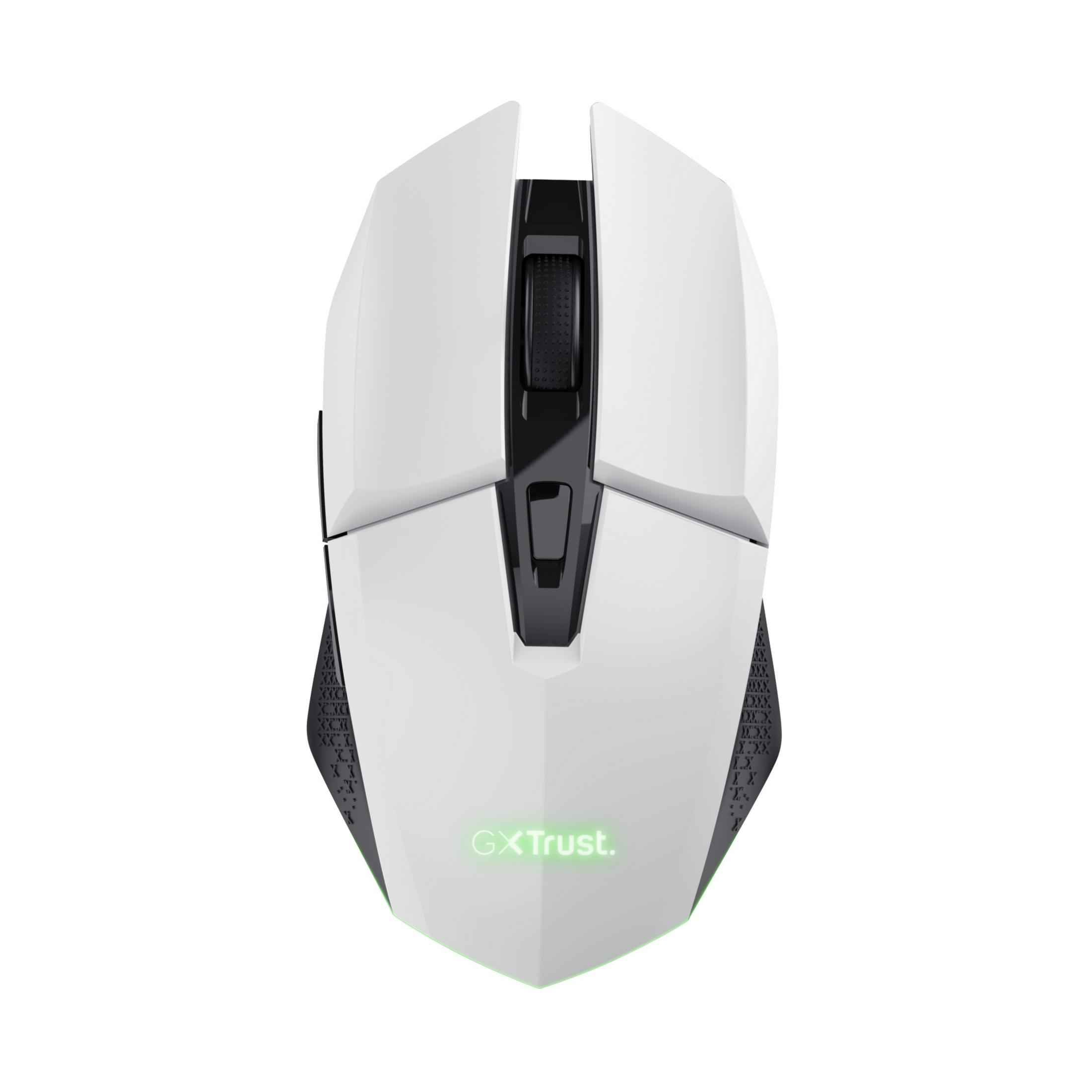 TRUST WIRELESS WHITE Gaming MOUSE Winning GXT110W 25069 White Maus, FELOX