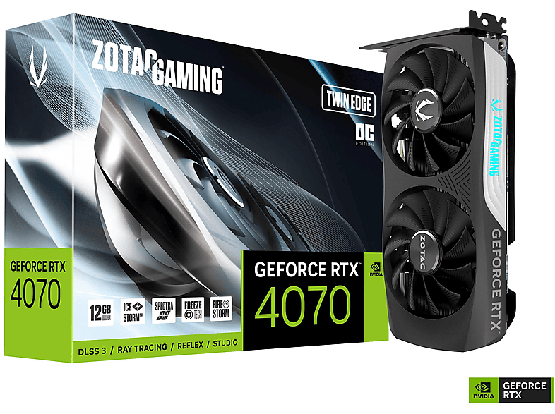 ZOTAC ZT-D40700H-10M RTX 4070 12GB EDGE (NVIDIA, OC TWIN Grafikkarte)