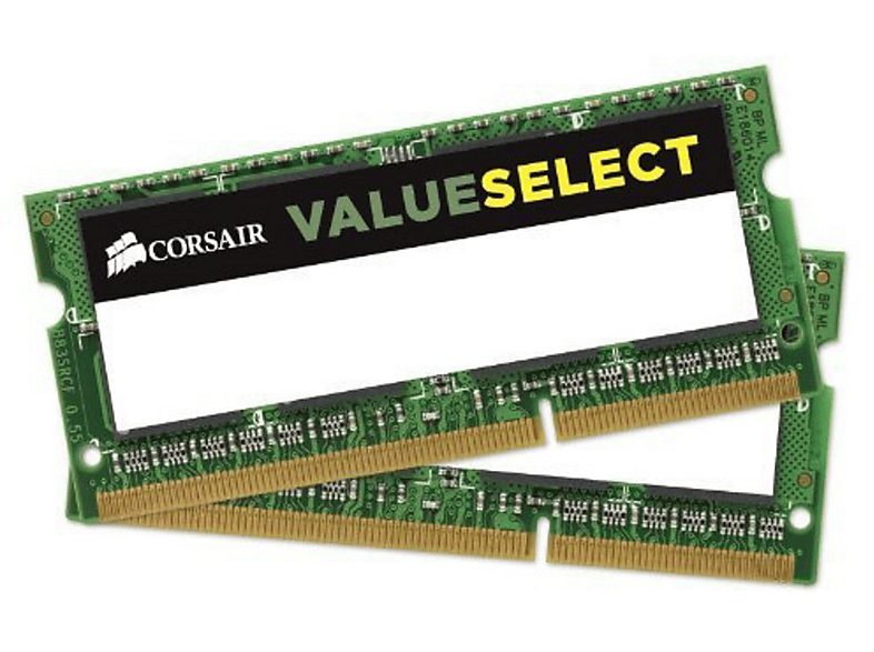 CORSAIR CMSO4GX3M1A1333C9 VALUESELECT GB Arbeitsspeicher SO-DDR3 DDR3 4GB 1333MHZ 4