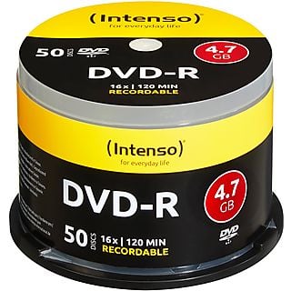 INTENSO 4101155 DVD-R 16X 50ER CAKEBOX DVD-R Rohlinge