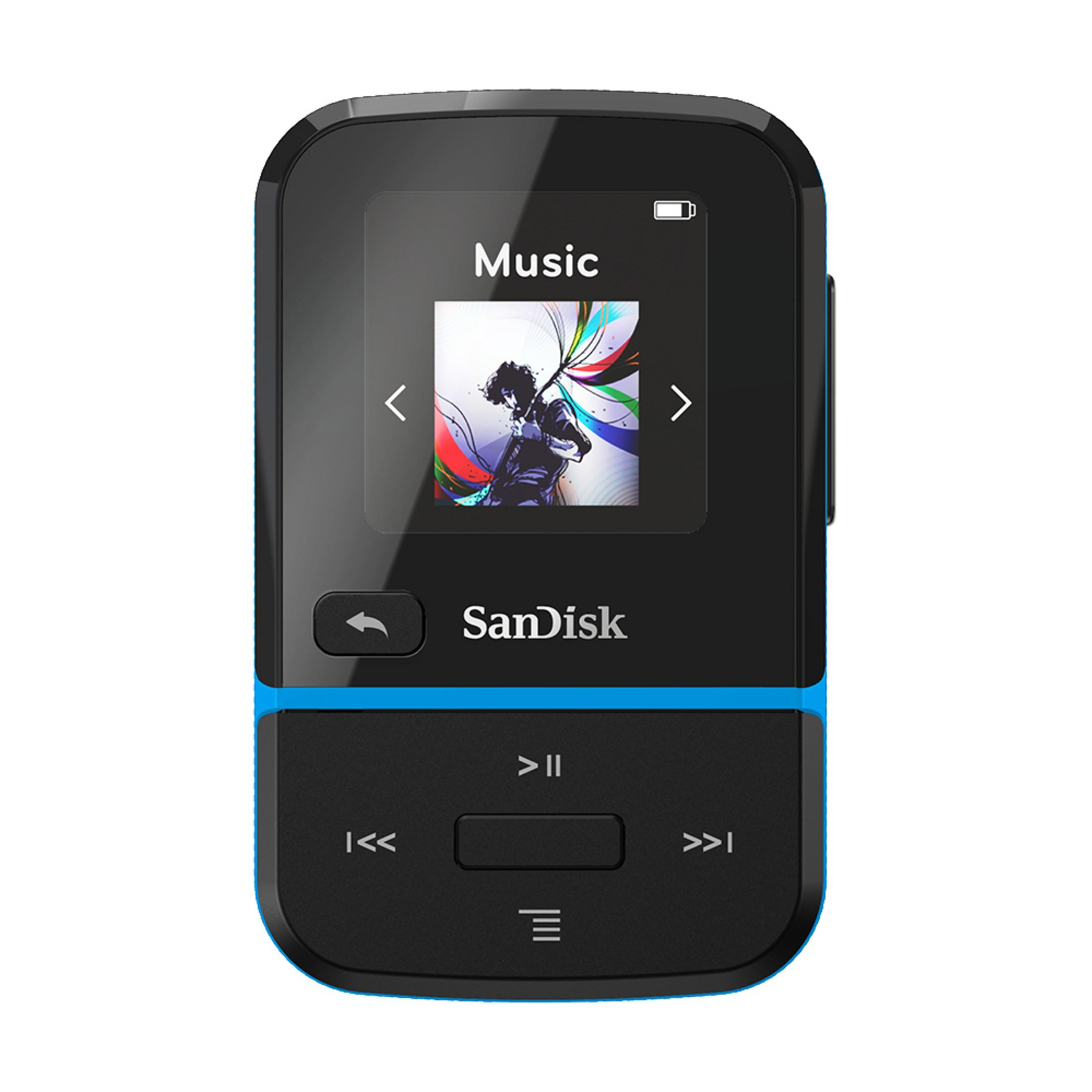 SANDISK MP3 (16 Blau) GB, SDMX30-016G-E46B BL SPORT CLIP Player