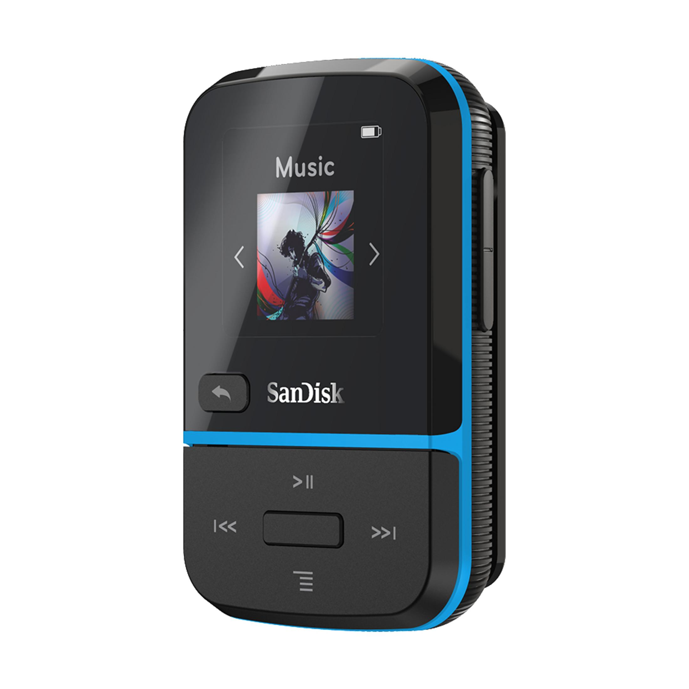 BL SPORT (16 Blau) Player SDMX30-016G-E46B MP3 SANDISK GB, CLIP