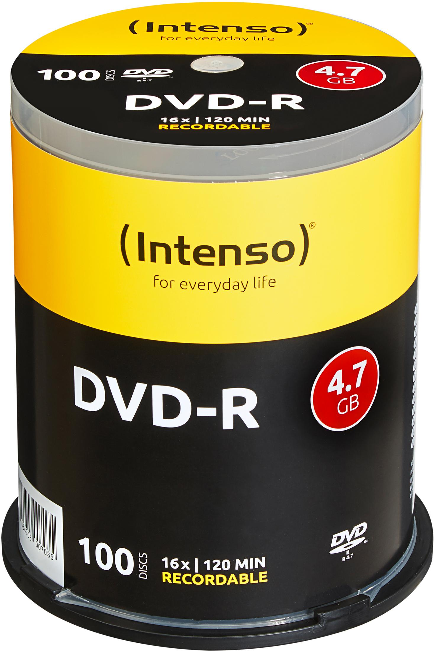 4101156 INTENSO CAKE 16X 100ER DVD-R DVD-R Rohlinge