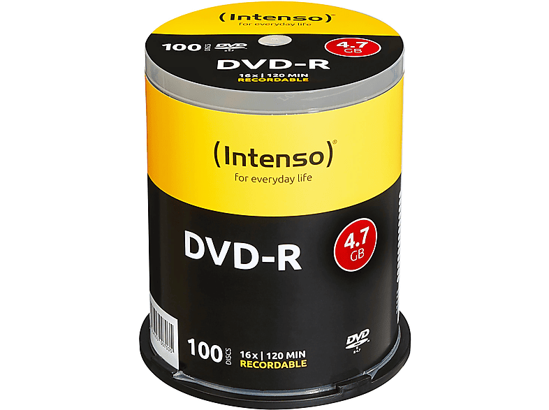 INTENSO 4101156 DVD-R 16X 100ER CAKE DVD-R Rohlinge