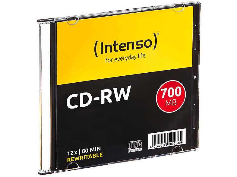 INTENSO 2801622 CDRW 12X 10ER SLIM CDRW Rohlinge SATURN