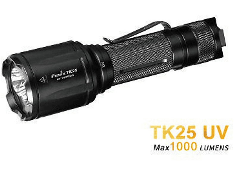 FENIX TK25UV 1000LM & UV-LICHT 2CR123A/1X18650 Taschenlampe