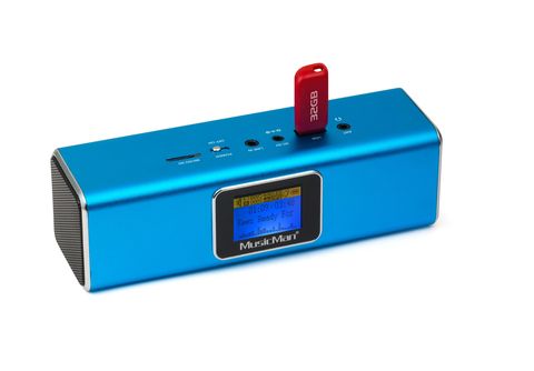 TECHNAXX 4671 BT-X 29 BLAU MUSICMAN Soundstation 32 GB, Blau | MediaMarkt