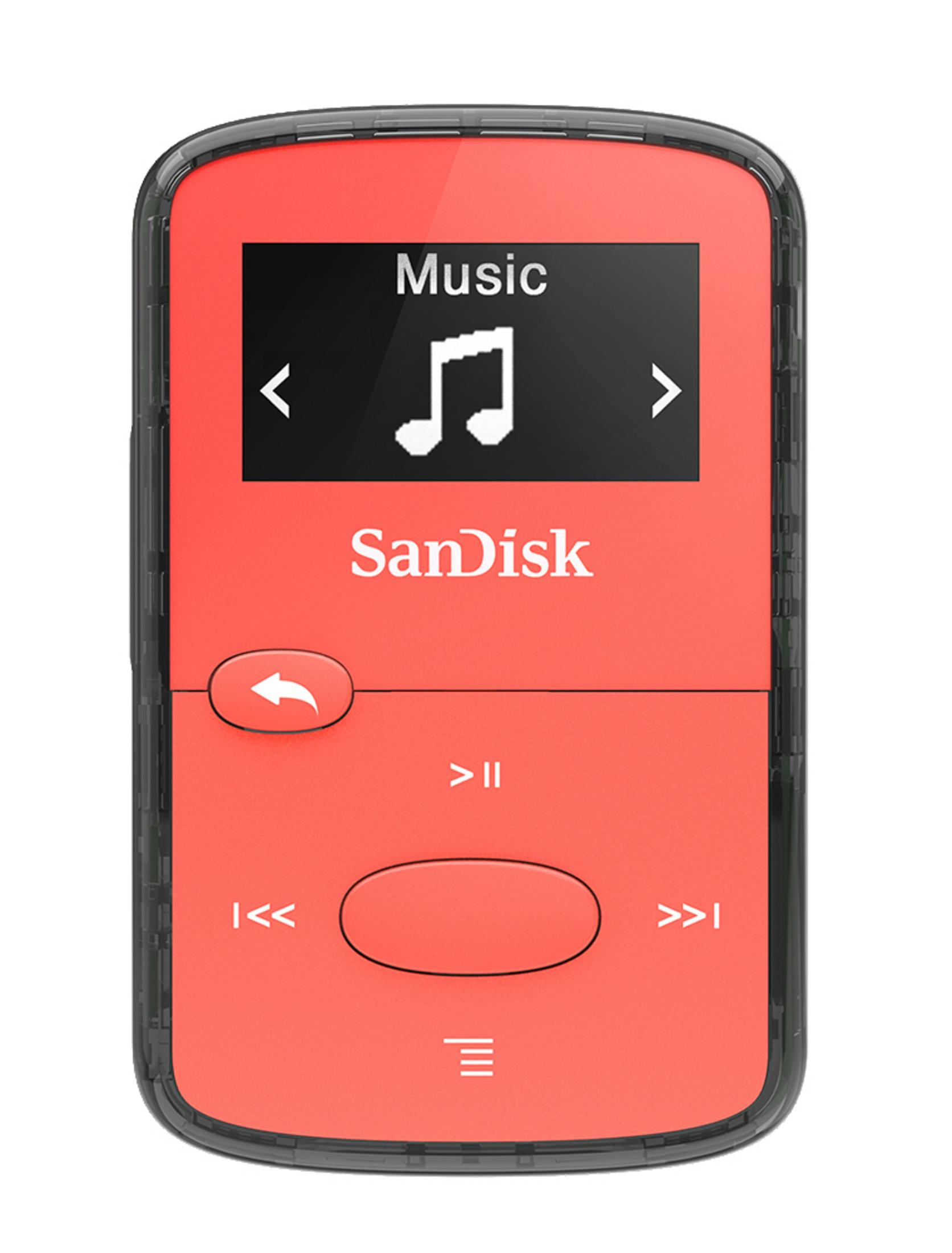 Rot) JAM GB, 8GB SANDISK CLIP (8 SDMX26-008G-E46R MP3-Player RD
