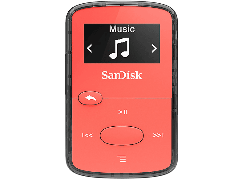 Rot) JAM GB, 8GB SANDISK CLIP (8 SDMX26-008G-E46R MP3-Player RD