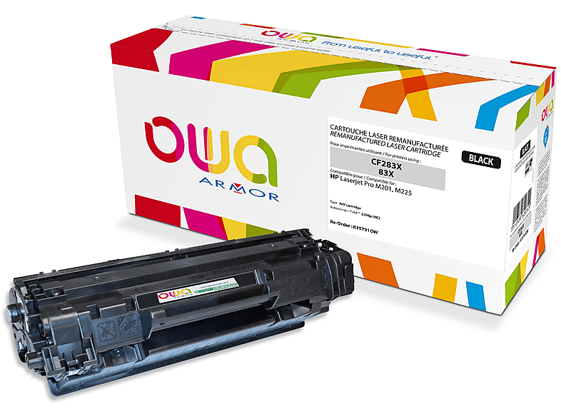 OWA K15791OW 283 NO (HP CRG EP 737) NO CANON BLACK, 9435B002AA, Schwarz CF283X&CANON HP 9435 BK, 83X 737, 737, B X, 9435B002737 002, CF283X, CF Toner 83X 9435B002, ERSETZT