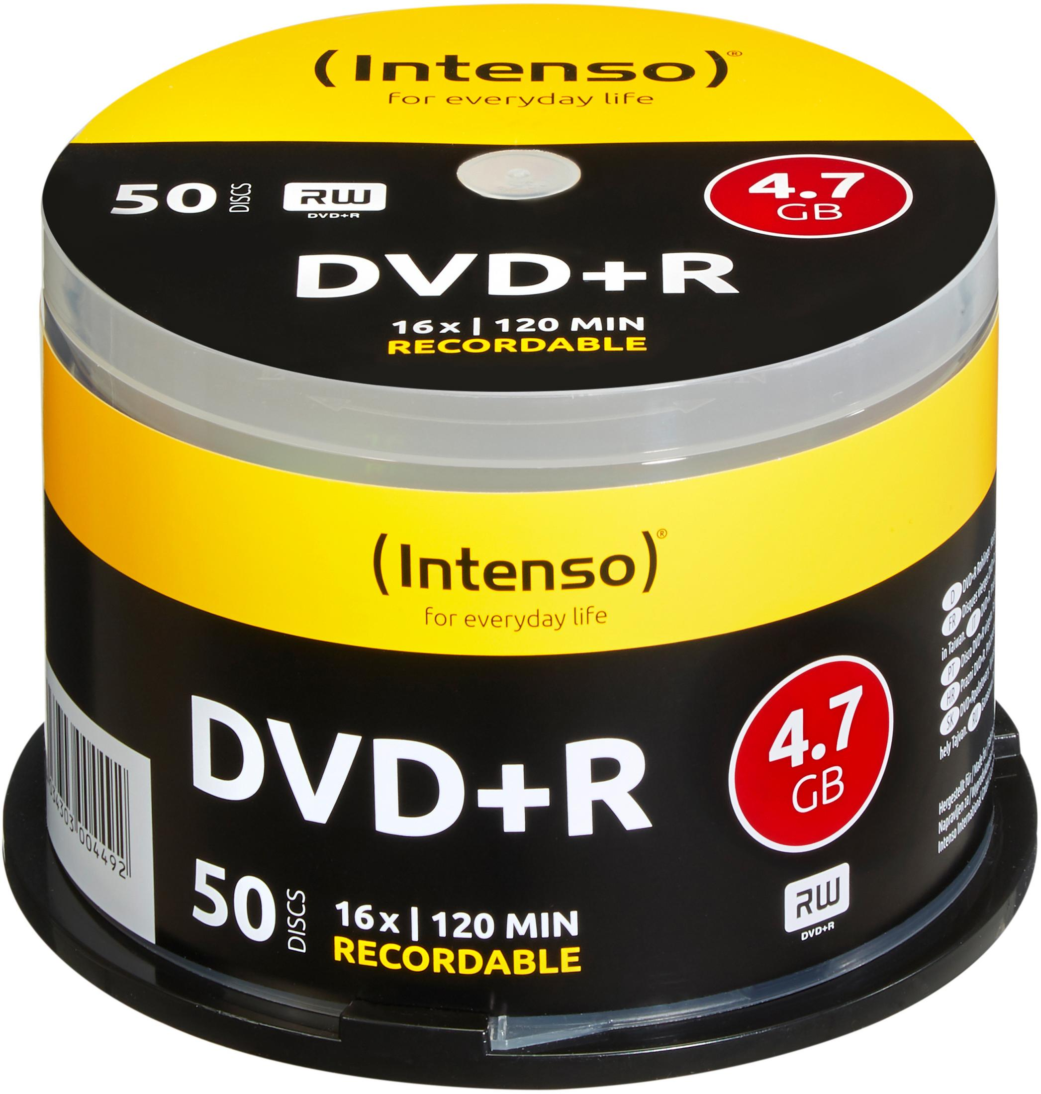 DVD+R 4111155 INTENSO CAKEBOX 16X Rohlinge DVD+R 50ER