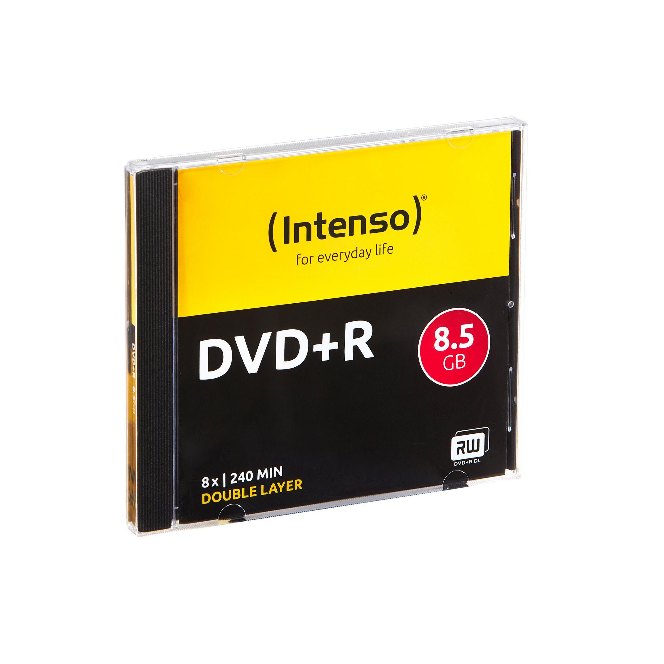 INTENSO Double DVD+R 5ER DVD+R JC DL 8X 4311245 Layer Rohlinge