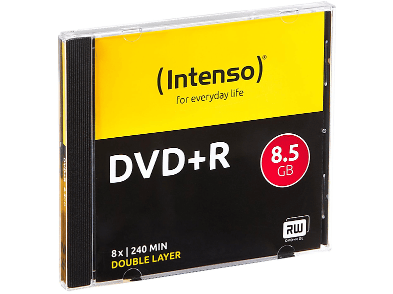 INTENSO Double DVD+R 5ER DVD+R JC DL 8X 4311245 Layer Rohlinge