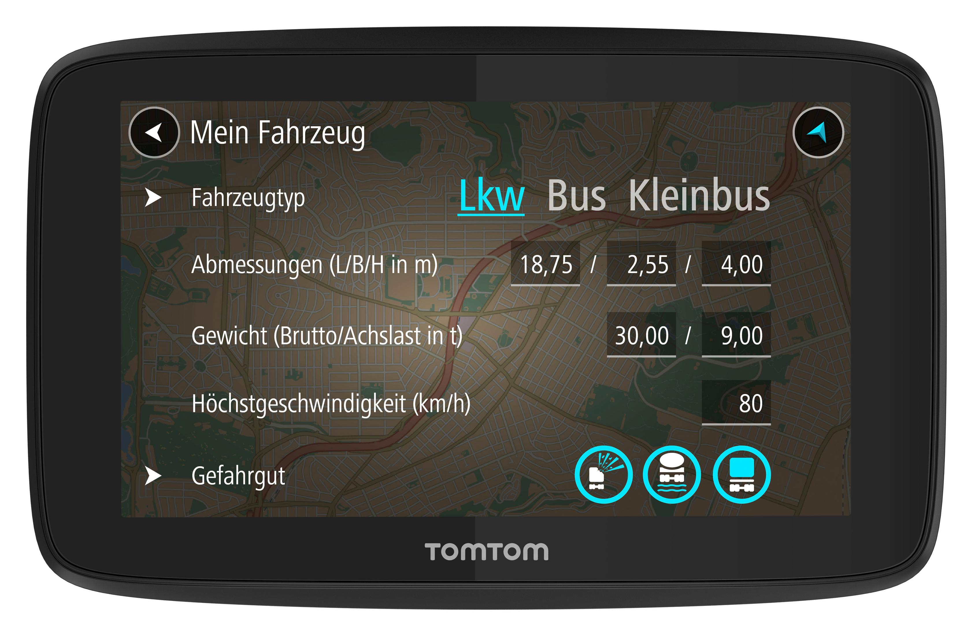 TOMTOM GO PROFESSIONAL Bus 520 Europa LKW