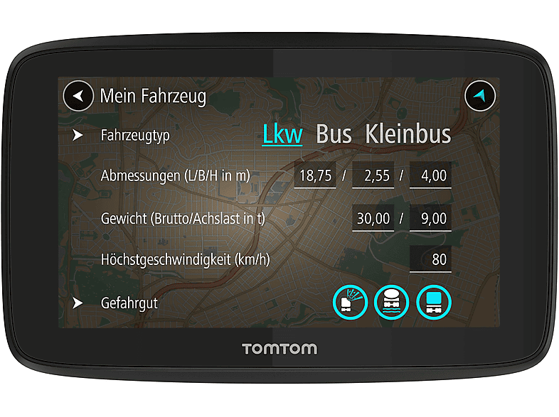 TOMTOM GO PROFESSIONAL Bus 520 Europa LKW