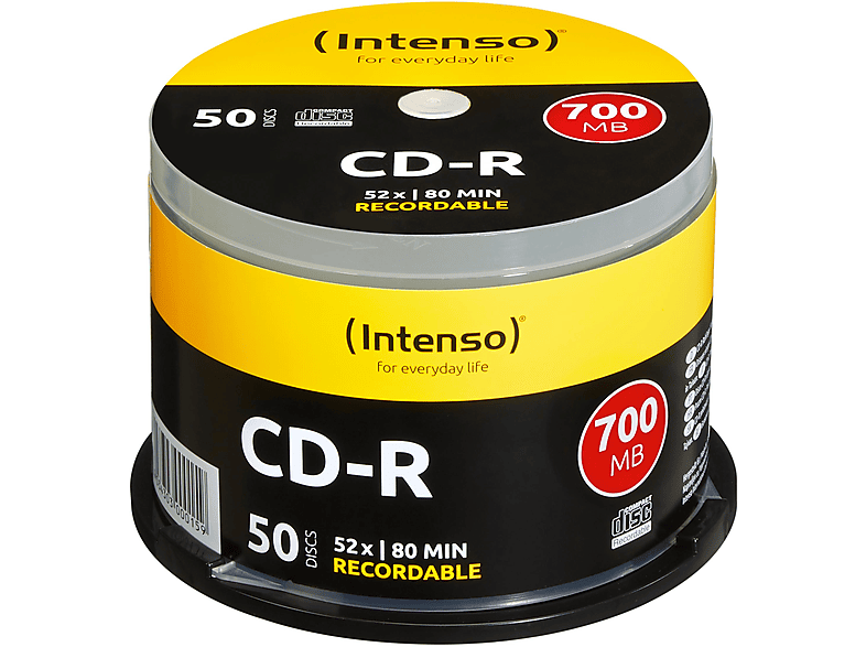 INTENSO 1001125 CD-R 80 50ER SPINDEL CD-R