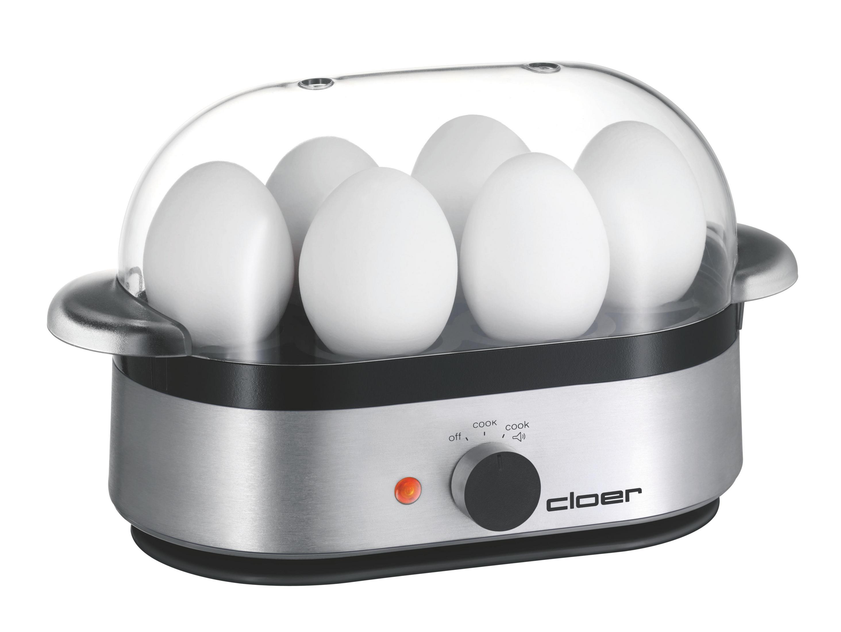 CLOER 6099 6) EIERKOCHER Eierkocher(Anzahl Eier