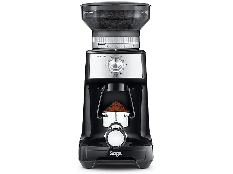 SAGE SCG600BTR2EEU1 CONTROL Watt, Kegelmahlwerk) MATT (130 PRO Kaffeemühle Truffle/Matt-Schwarz DOSE SCHWARZ Black