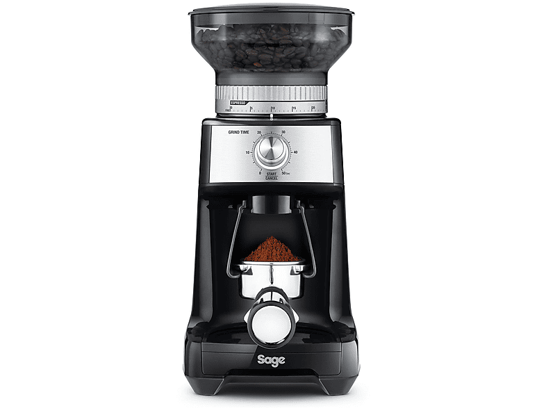 SAGE SCG600BTR2EEU1 PRO Black SCHWARZ Kaffeemühle Truffle/Matt-Schwarz DOSE Kegelmahlwerk) CONTROL Watt, (130 MATT