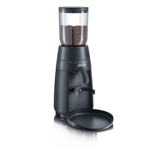 GRAEF CM 702 EU KAFFEEMÜHLE Kaffeemühle Schwarz matt (128 Watt, Edelstahl-Kegelmahlwerk)
