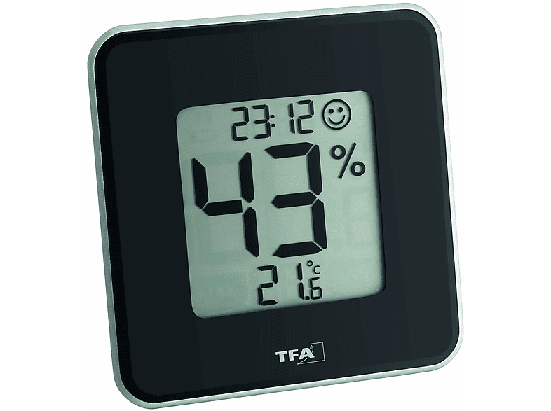 TFA 30.5021.01 Digitales Thermo-Hygrometer STYLE SCHWARZ