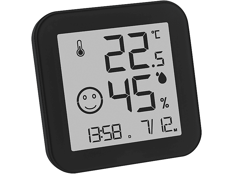 TFA 30.5054.01 DIG. THERMO-HYGROMETER Digitales Thermo-Hygrometer | Thermometer & Hygrometer fürs Schlafzimmer