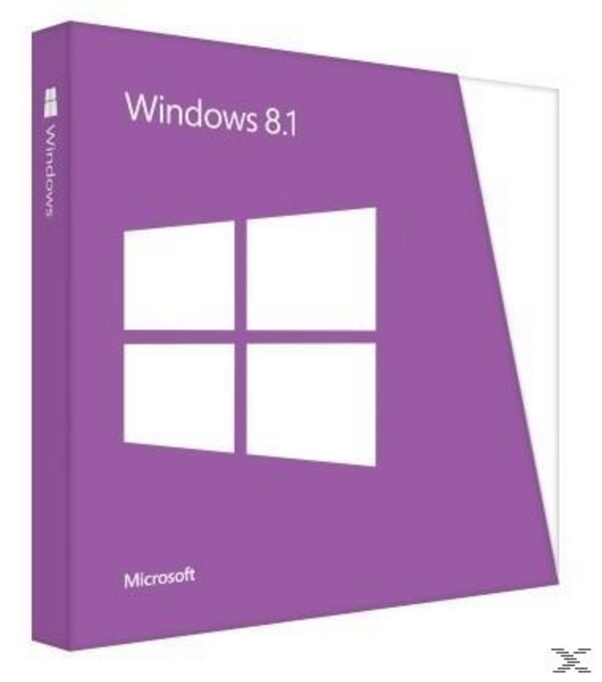 - 8.1 WINDOWS DVD 64BIT OEM [PC] DE