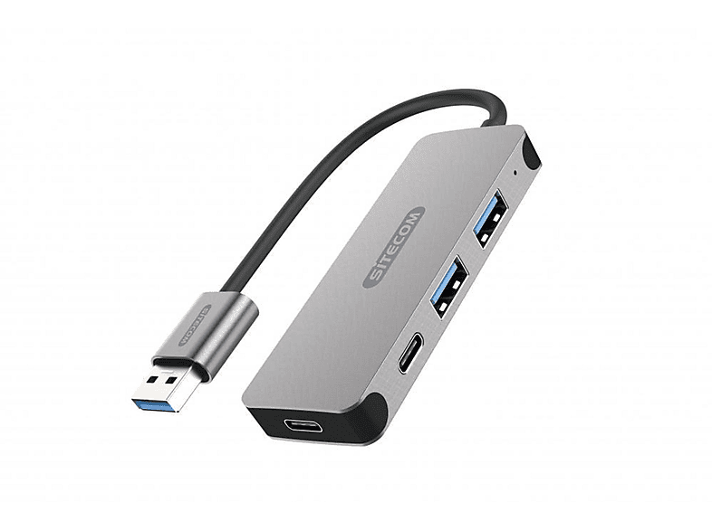SITECOM CN-399 Hub, USB-A Verteiler USB 2XUSB-A2XUSB-C 3.1 HUB USB