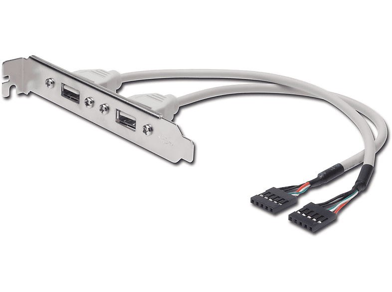 USB-SLOTBLECHKABEL AK-300301-002-E USB-Kabel DIGITUS