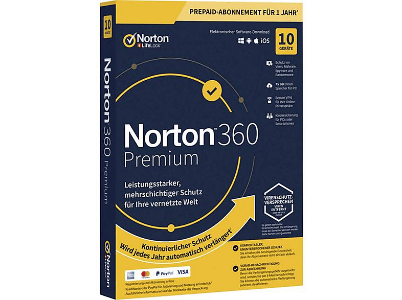 NORTON 360 PREM 10D [PC] 
