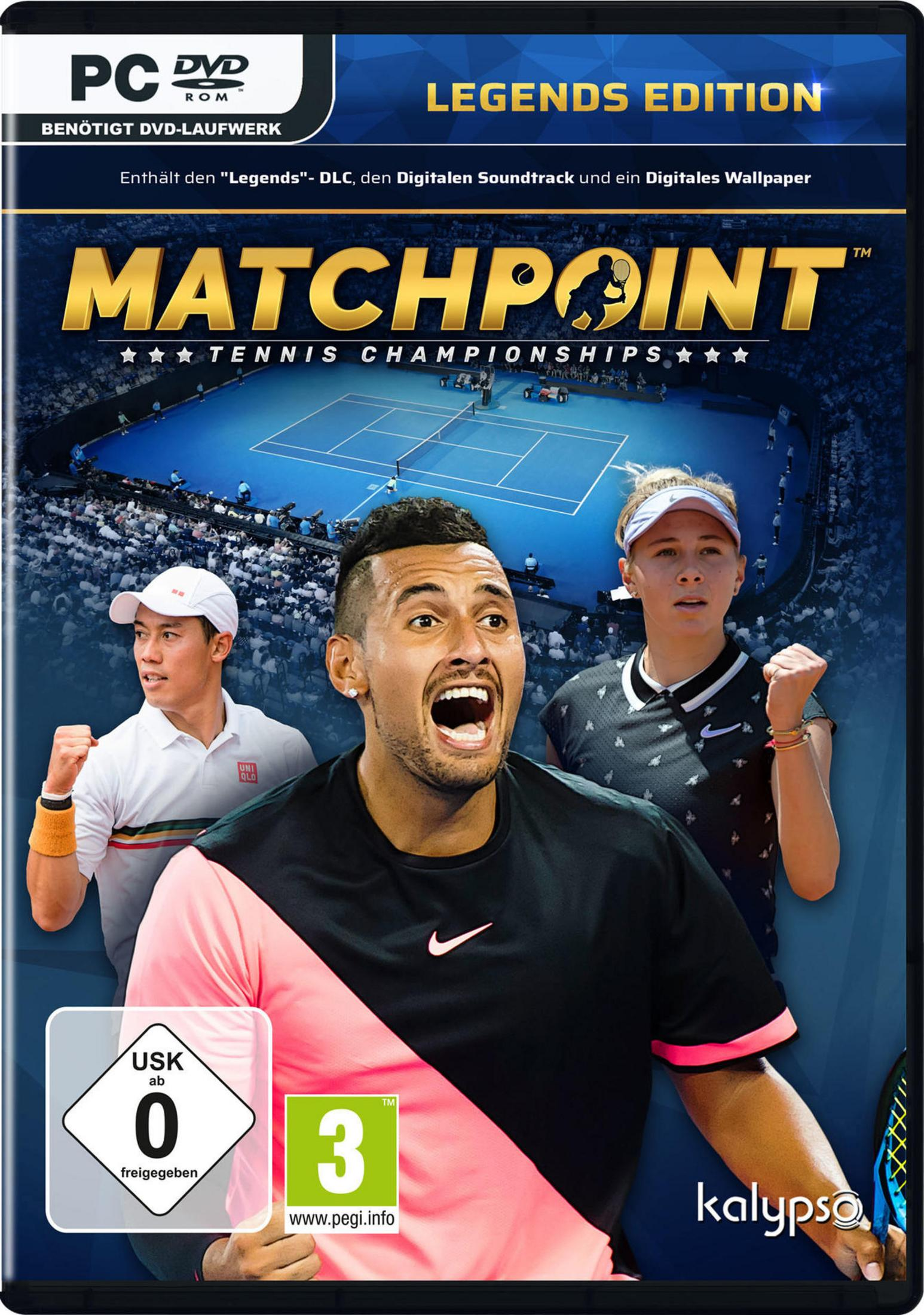 LEGENDS TENNIS EDITION - - CHAMPIONSHIPS MATCHPOINT [PC]