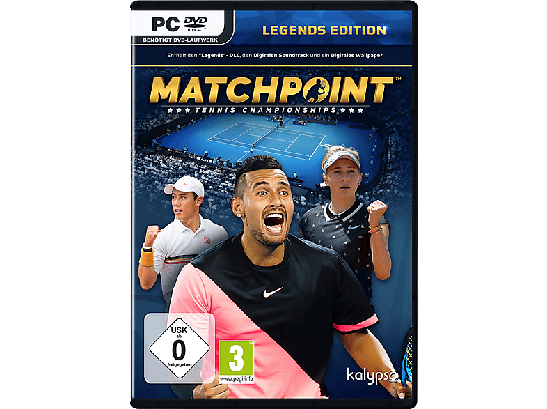 LEGENDS CHAMPIONSHIPS - - TENNIS MATCHPOINT [PC] EDITION
