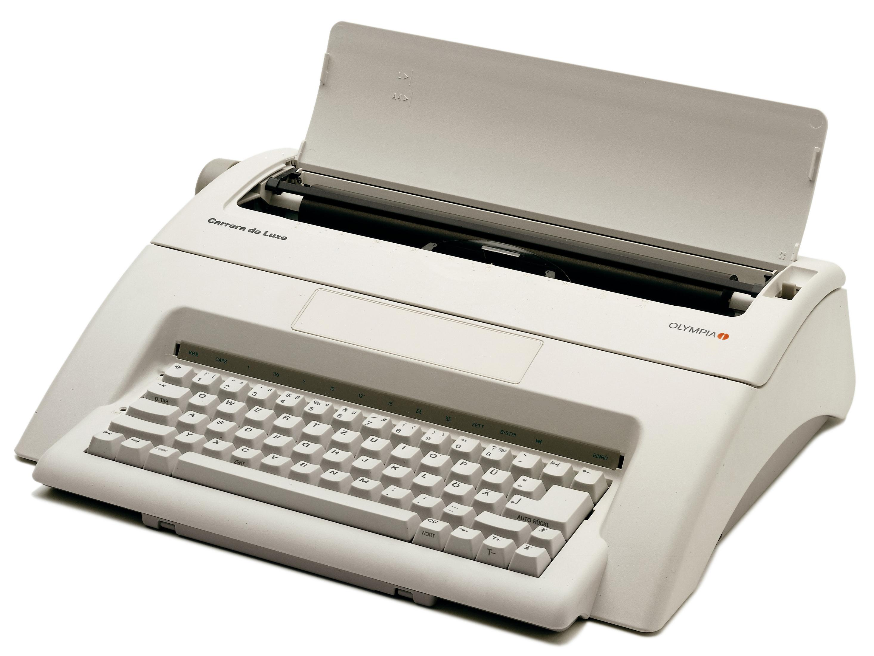DE LUXE 252651001 Schreibmaschine OLYMPIA CARRERA