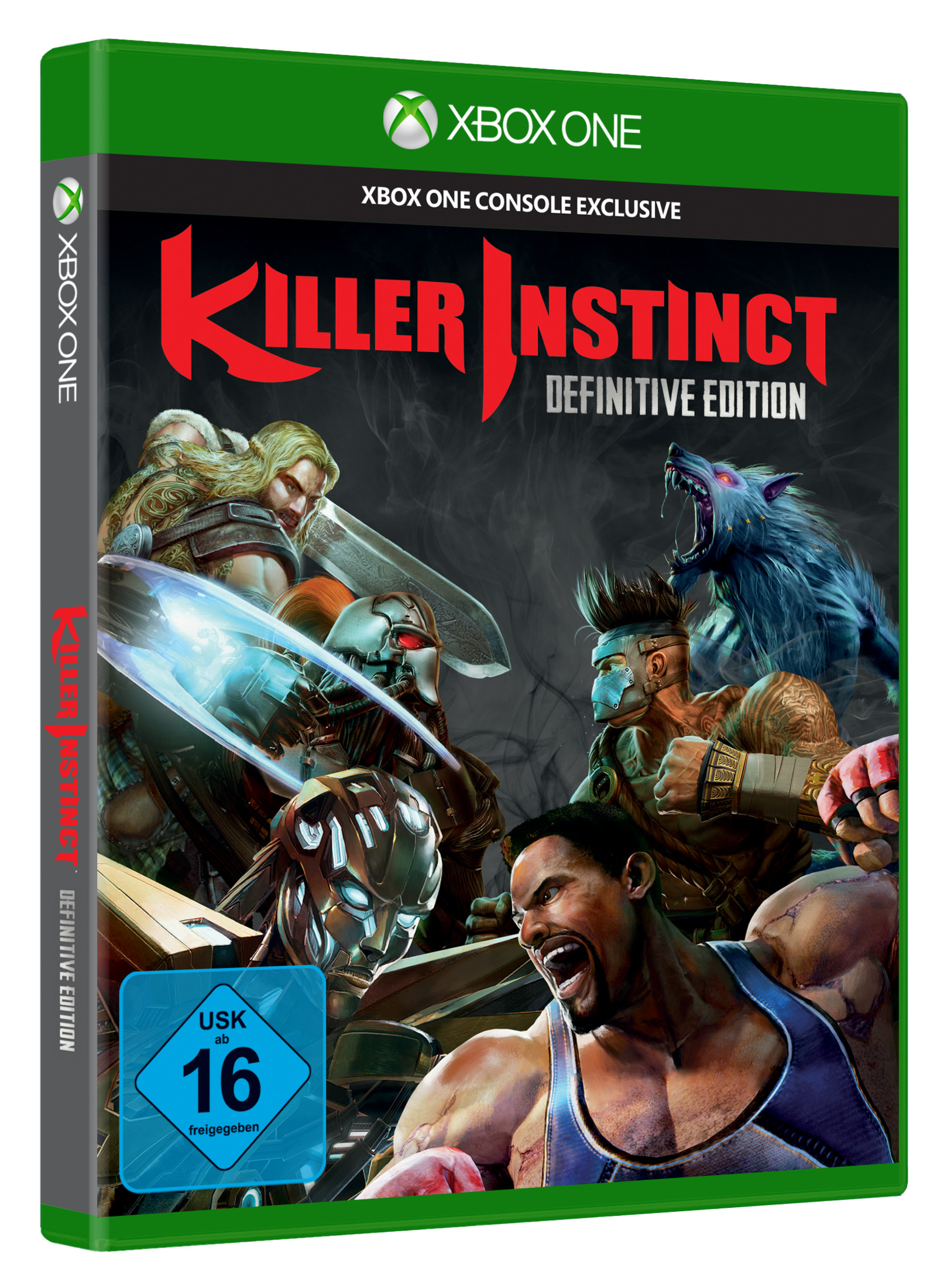 Killer Instinct Definitive Edition-Spielcover mit kämpfenden Charakteren.