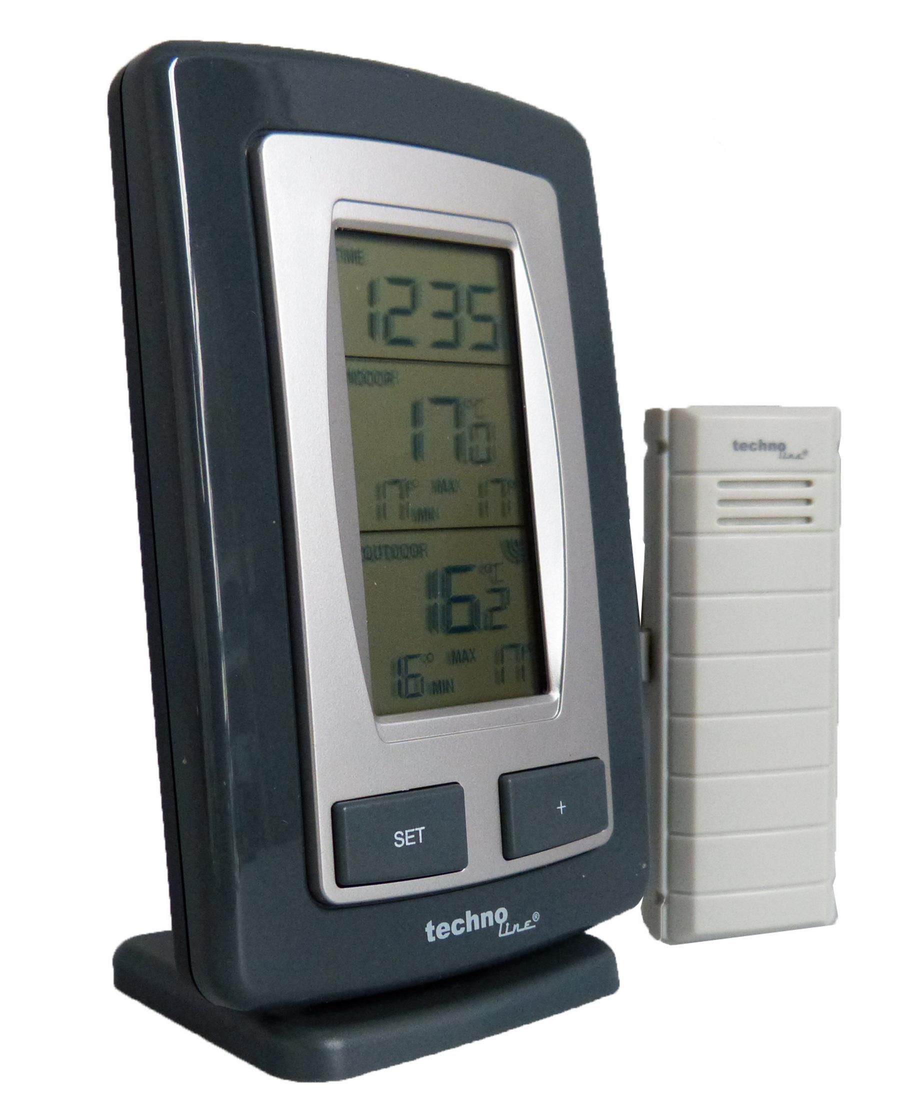 WS 9245 SILBER Wetterstation TECHNOLINE