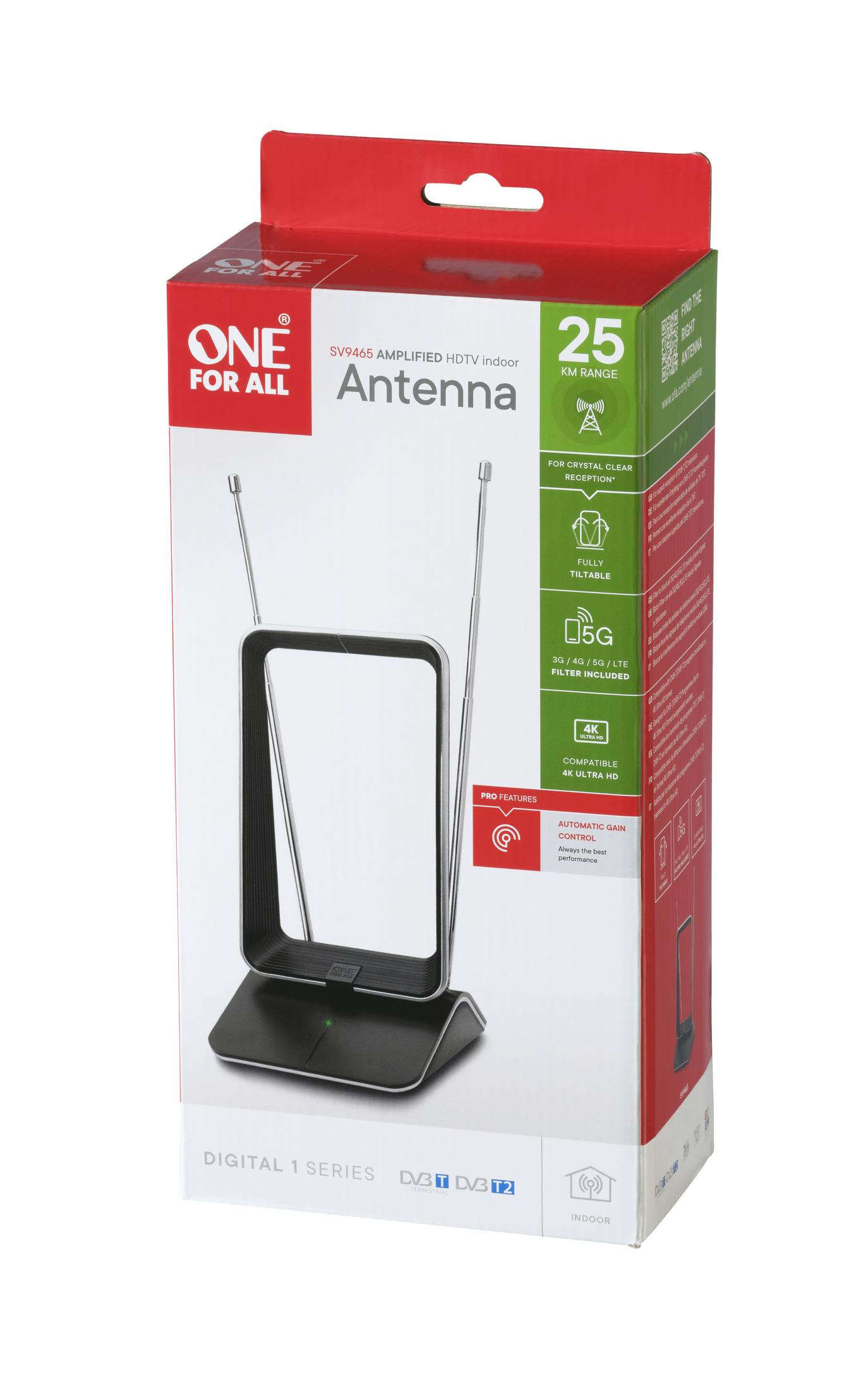 GAIN ONE 9465-5G ANTENN ALL Zimmerantenne FOR DVB-T CONTROL AUTOMATIC SV 5G