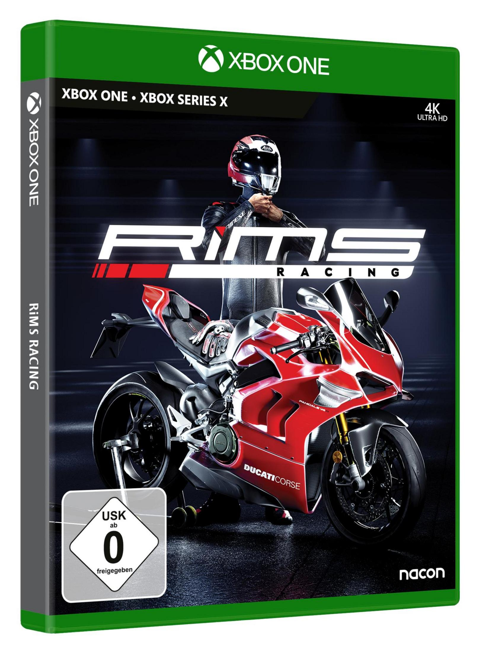 Spielbox: Motorrad auf dem Cover. Fahrer mit Helm, rotes und schwarzes Motorrad.
