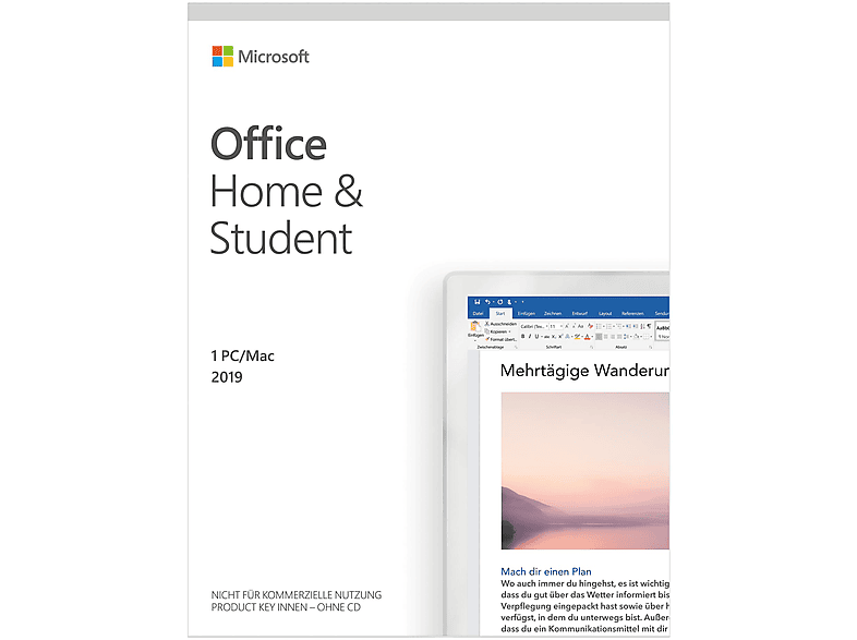 OFFICE HOME & - [PC] MAC/WIN STUDENT 2019 1YEAR 1USER