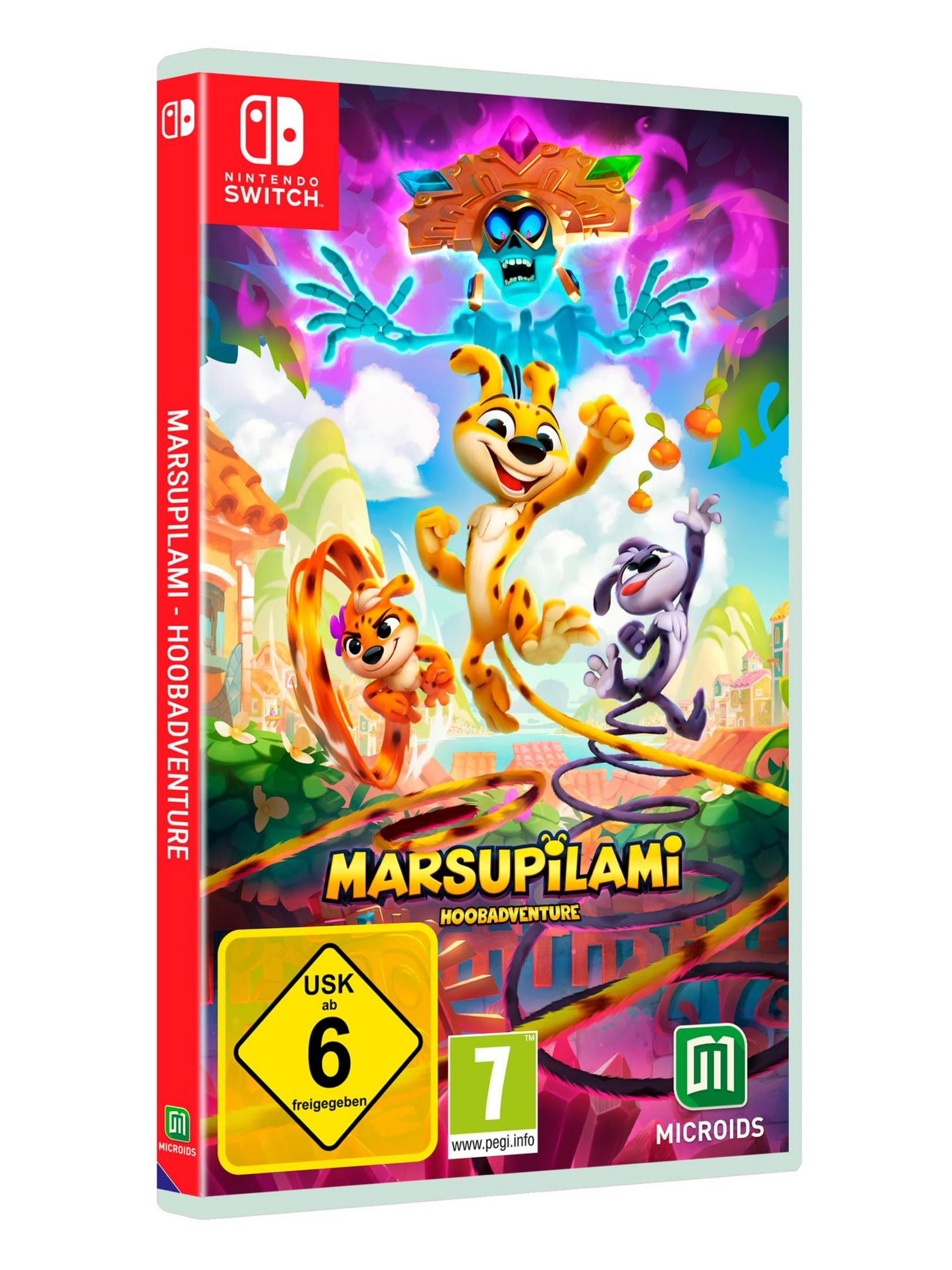 Spielbox mit dem Titel 'Cottage Garden' mit Gartengeräten, Blumen und Gemüse.