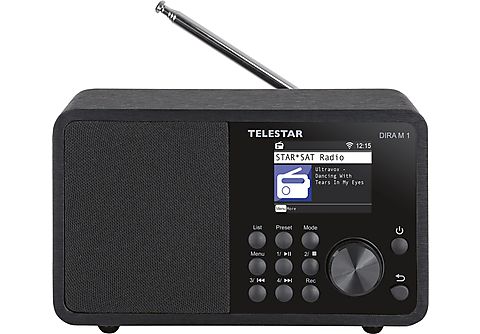 TELESTAR 30-010-02 DIRA M 1 DAB+ Radio, DAB, DAB+, FM, AM, Internet Radio,  Bluetooth, Schwarz | SATURN