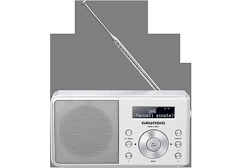 GRUNDIG MUSIC 6000 DAB+ WEISS Radio, Digital, PLL, DAB, DAB+, FM, Weiß |  SATURN