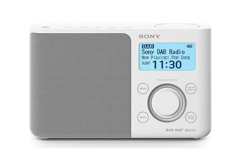 Sony XDR-S61D Blanco / Radio despertador portátil 