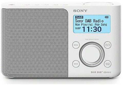 Radio portátil - XDR-S61D SONY, BLANCO