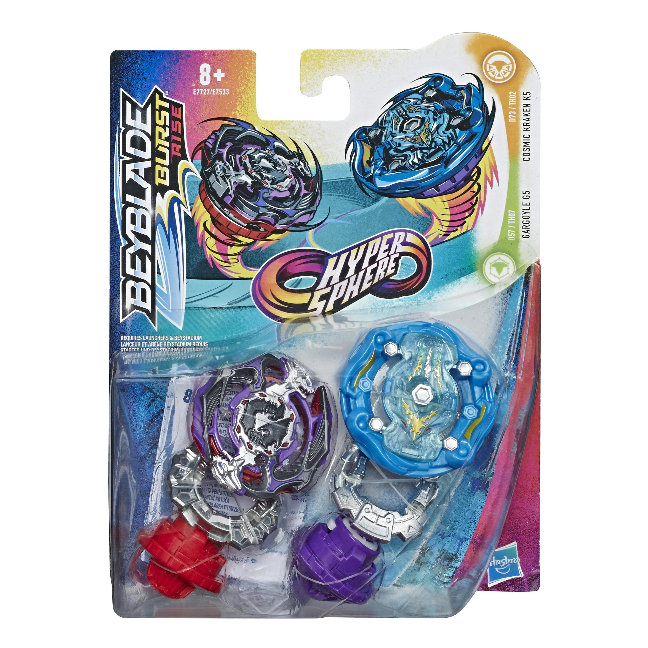 Kreisel BURST Mehrfarbig HYPERSPHERE DOPPELPA RISE HASBRO E7727ES0