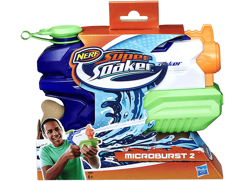 NERF A9461EU8 SUPER Mehrfarbig SOAKER Blaster II MICROBURST