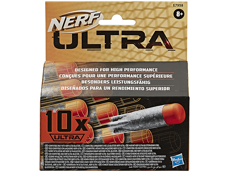 ULTRA 10-DART Mehrfarbig NACHFÜLLPACK NERF Darts E7958EU4 NERF