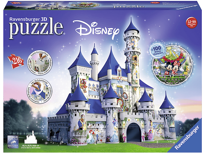 RAVENSBURGER 12587 WALT Mehrfarbig DISNEY SCHLOSS 3D Puzzle