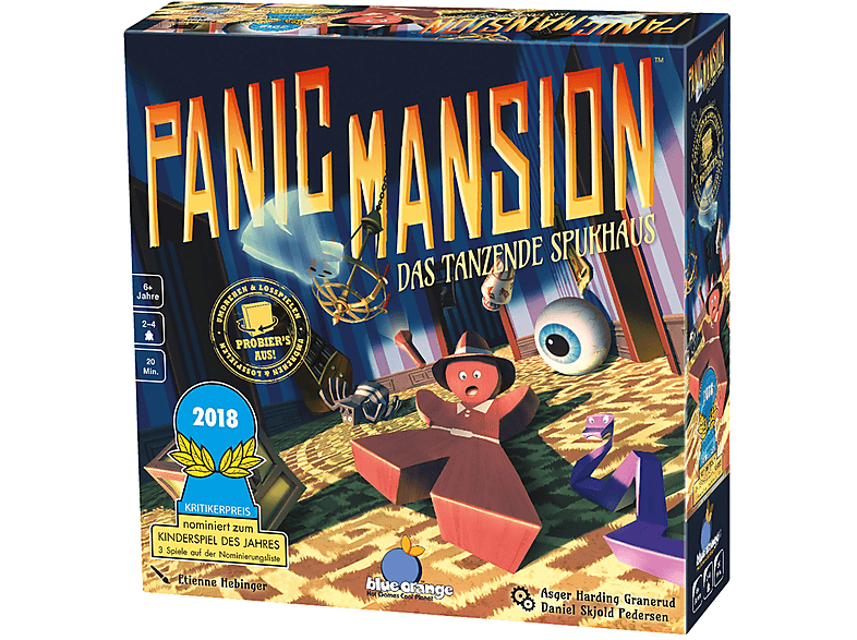 PANIC MANSION: TANZENDE SPUKHAUS Mehrfarbig Gesellschaftsspiel BLUE ORANGE BLO0007 DAS