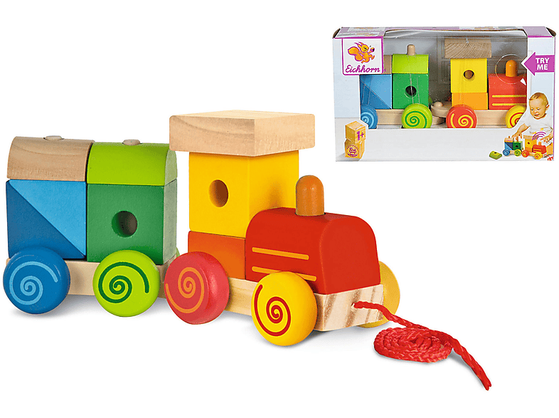 EICHHORN 100003453 EH ZUG 11-TLG. Kinderspielzeug Mehrfarbig