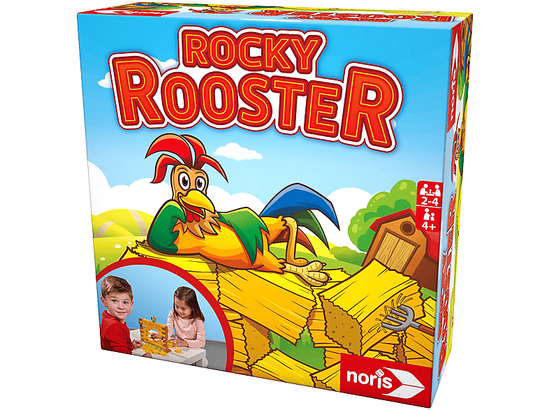 NORIS 606064478 ROCKY Mehrfarbig Geschicklichkeitsspiel/Actionspiel ROOSTER